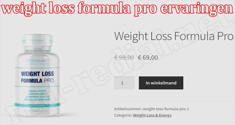 weight loss formula pro ervaringen..