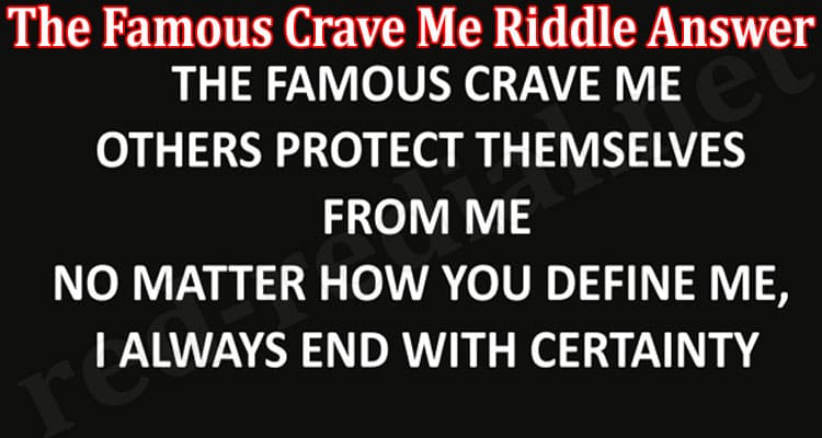 Latest Information The Famous Crave Me Others Protect Themselves From Me