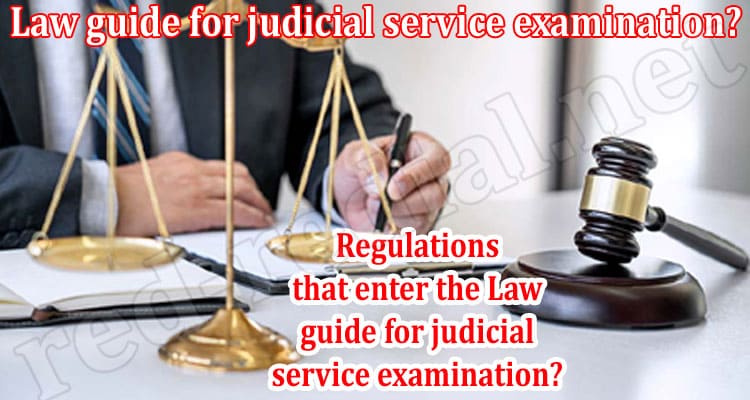 Law guide for judicial service examination
