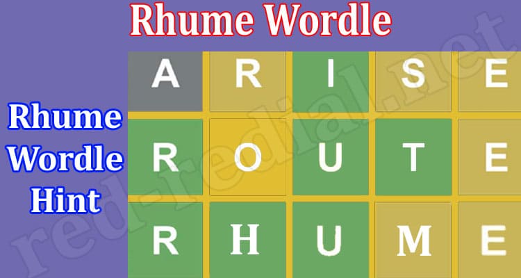 Gaming tips Rhume Wordle