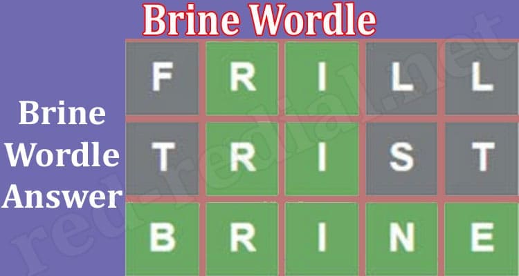 Gaming Tips Brine Wordle