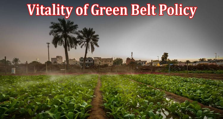 Complete Information About Vitality of Green Belt Policy for Sustainable Cities