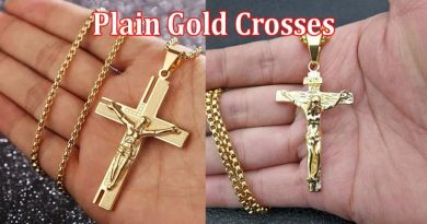 The Simplicity of Plain Gold Crosses A Humbles Expression of Faith