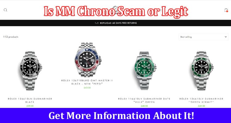 Is MM Chrono Scam or Legit Online Website Reviews